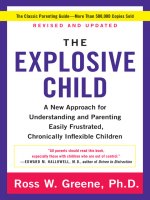 Book Cover: The Explosive Child: A New Approach for Understanding and Parenting Easily Frustrated, Chronically Inflexible Children, by Ross W. Greene Ph.D." 
