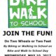 walk and bike to school day flyer