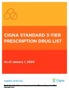 Cigna Standard 3 Tier Prescription Drug List