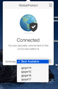 MacBook Airs에서 GlobalProtect Gateway 설정