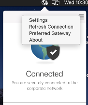 Set the GlobalProtect Gateway on MacBook Airs