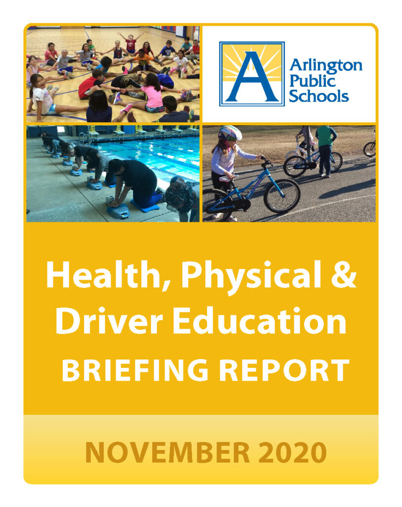 Health & PE Briefing Report