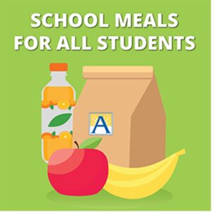 Gráfico de comidas para estudiantes
