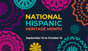 gráfico do mês da herança hispânica nacional
