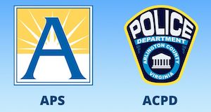 бүхий график APS болон ACPS лого