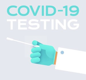 Covid-19-Testgrafik
