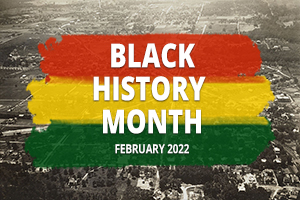سیاہ تاریخ کا مہینہ فروری 2022 گرافک