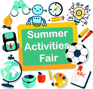 summer activities fair graphic