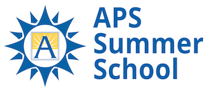 aps logotipo da escola de verão