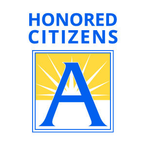 名誉ある市民のグラフィック APS ロゴ