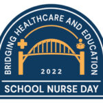 국립 학교 간호사의 날 로고