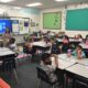 students in classroom on first day of school