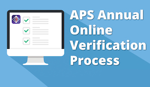 proceso de verificación anual en línea