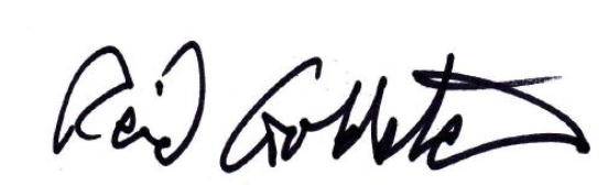 Signature de Reid Goldstein