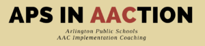 APS 在 AACtion 徽標中