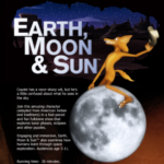 Earth, Moon, and Sun Poster