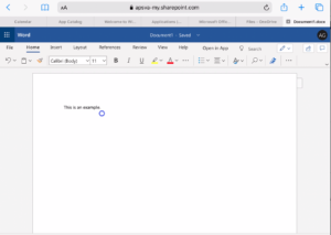 Office 365 Word 