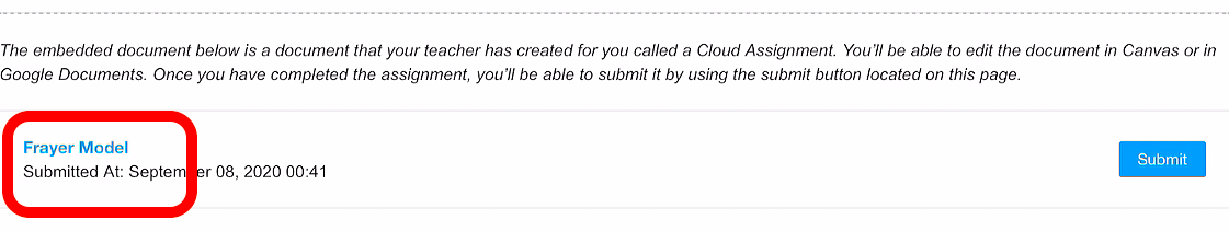 how to make a cloud assignment on canvas