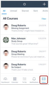 Canvas Inbox