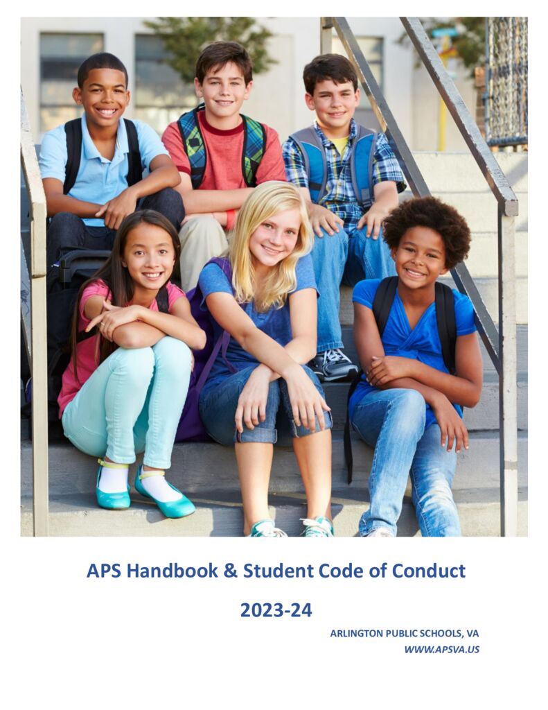 thumbnail of APS Handbook and Student Code of Conduct 2023-24