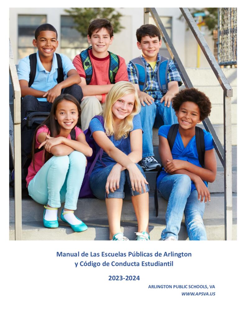 thumbnail of APS Handbook and Student Code of Conduct – Spanish – Final