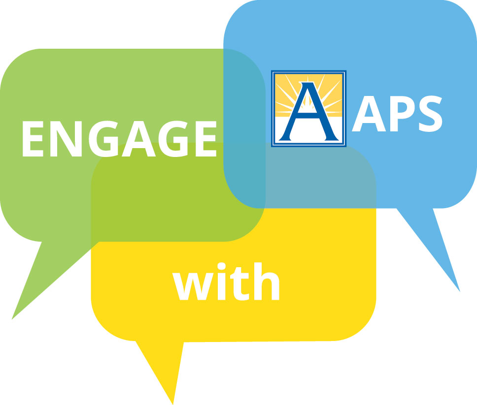 The Engage with APS Logo