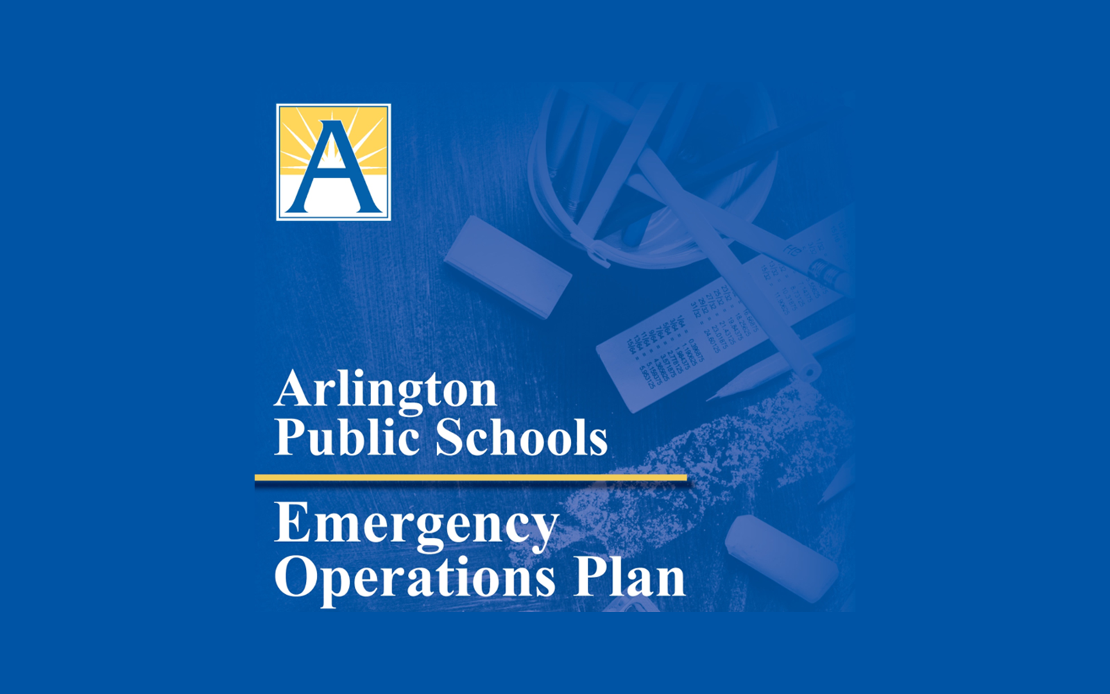 Emergency operations plan cover