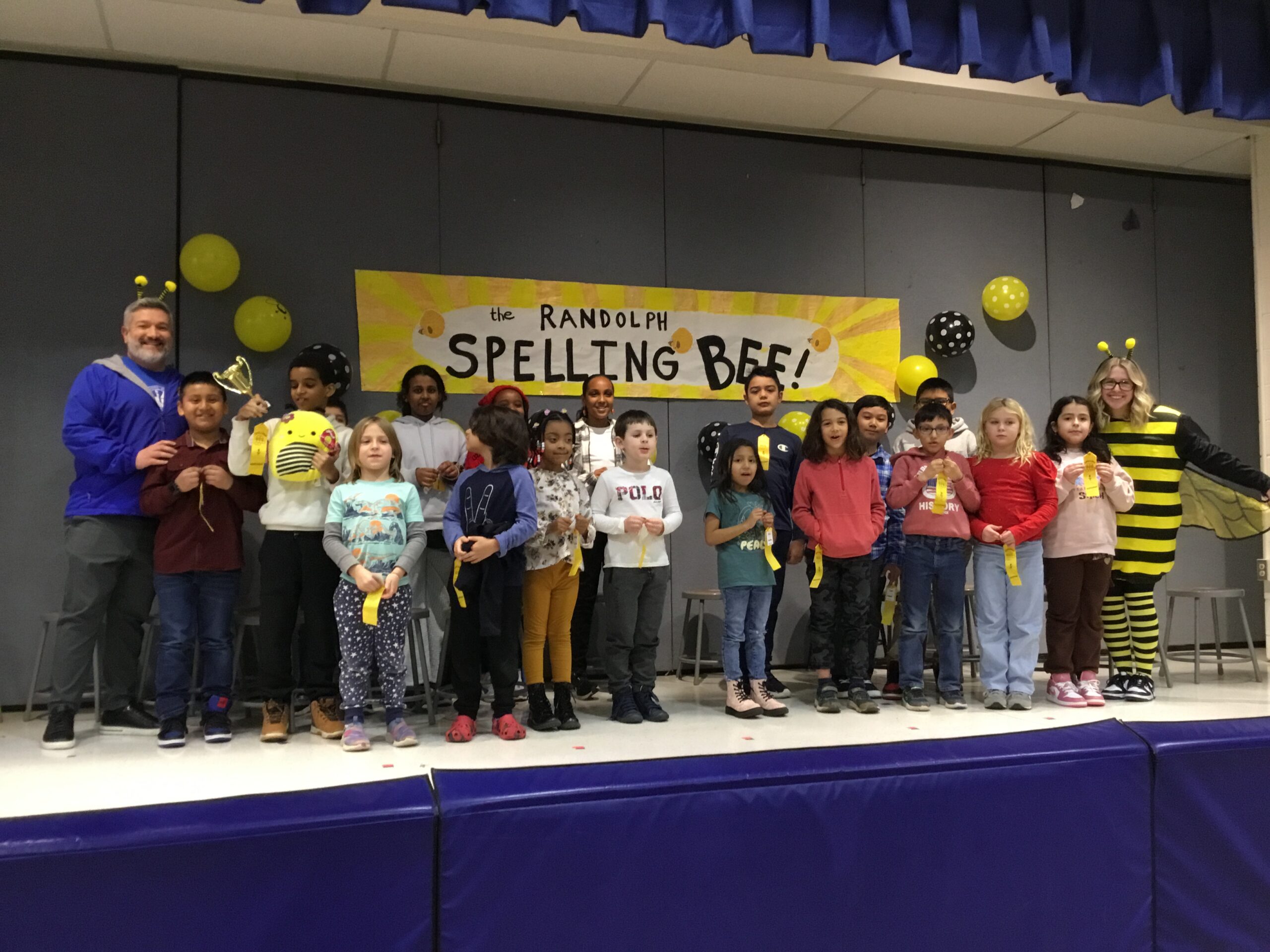 Randolph Spelling Bee participants