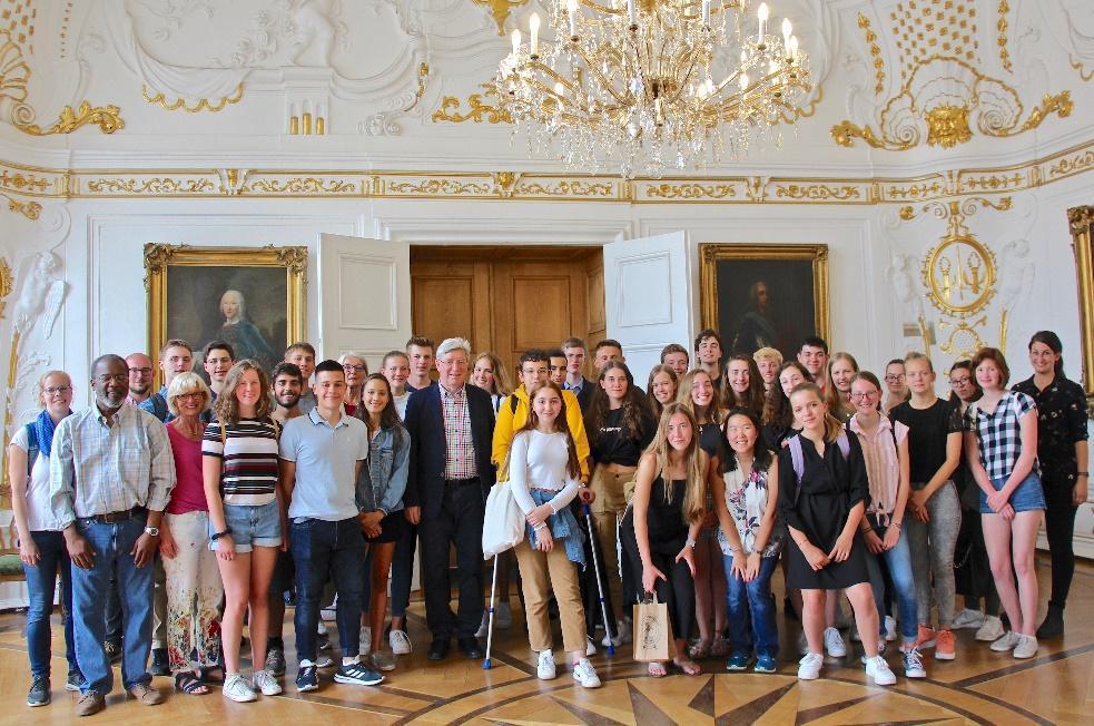 Students in the Arlington-Aachen Student Exchange program