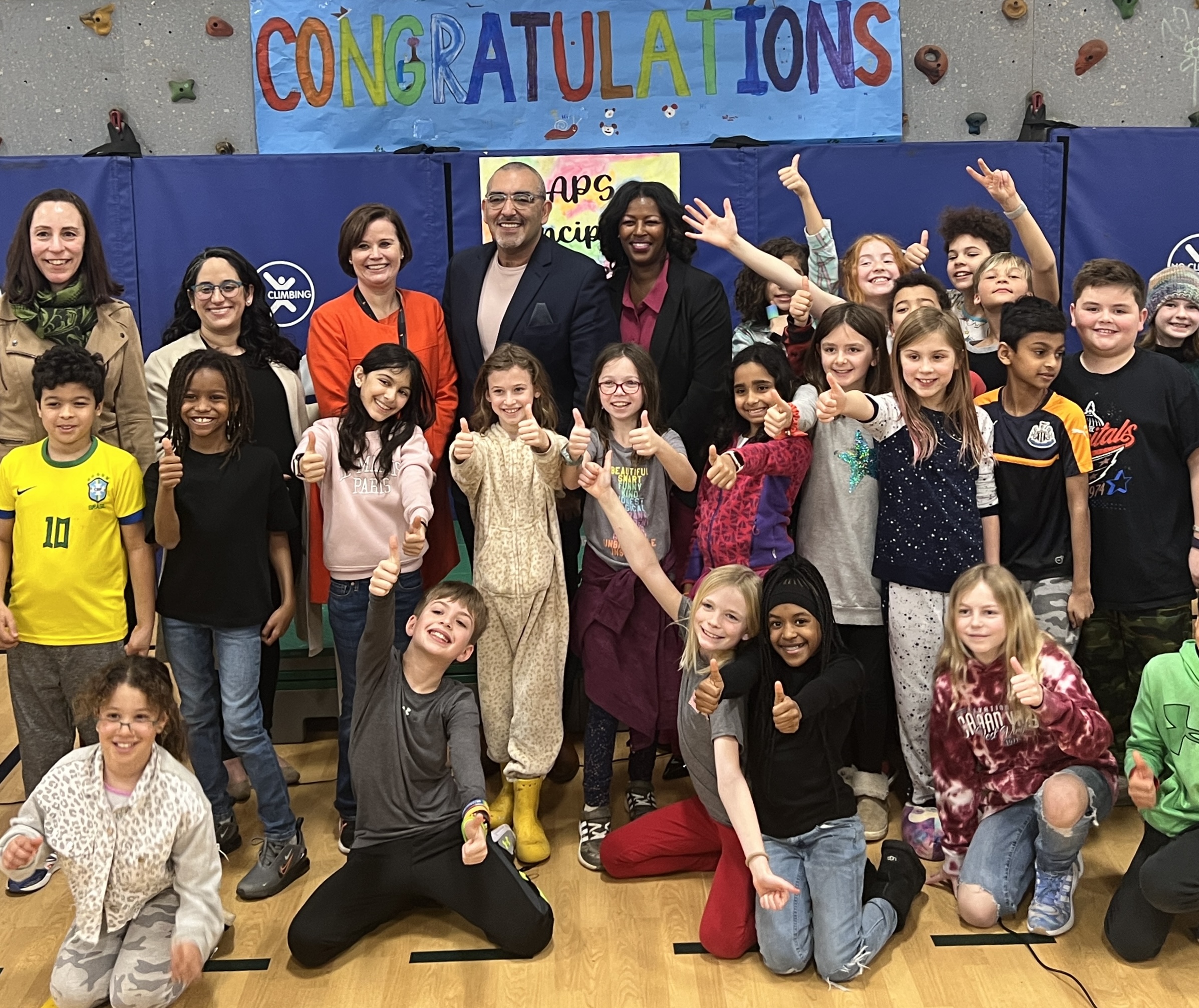 Principal of the Year announcement at Montessori