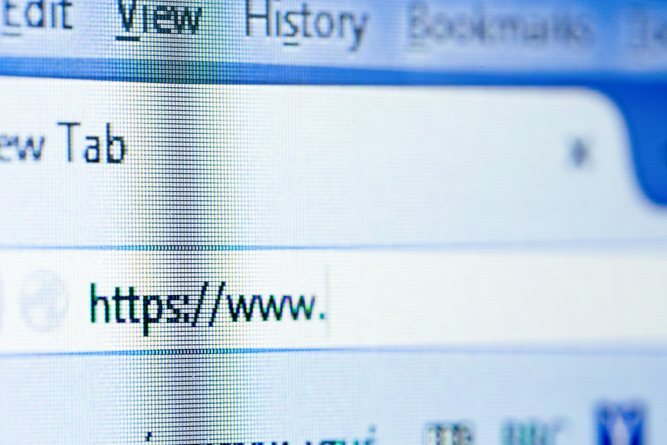 web browser URL field