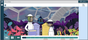 An Exact Path lesson screen has a progress bar at the bottom to start or play the lesson.