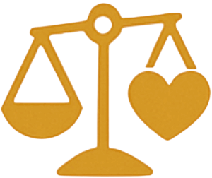 Image of a scale balancing a heart on one side