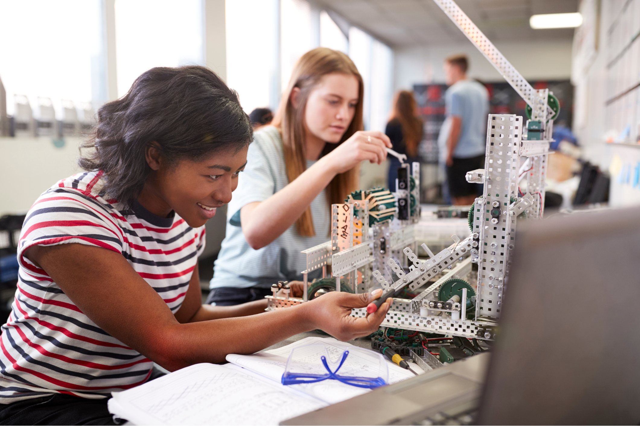 Girls in STEM robotics