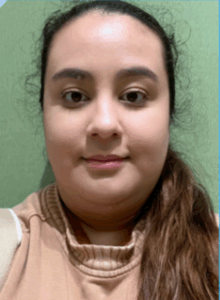 A close-up photo of Damaris P