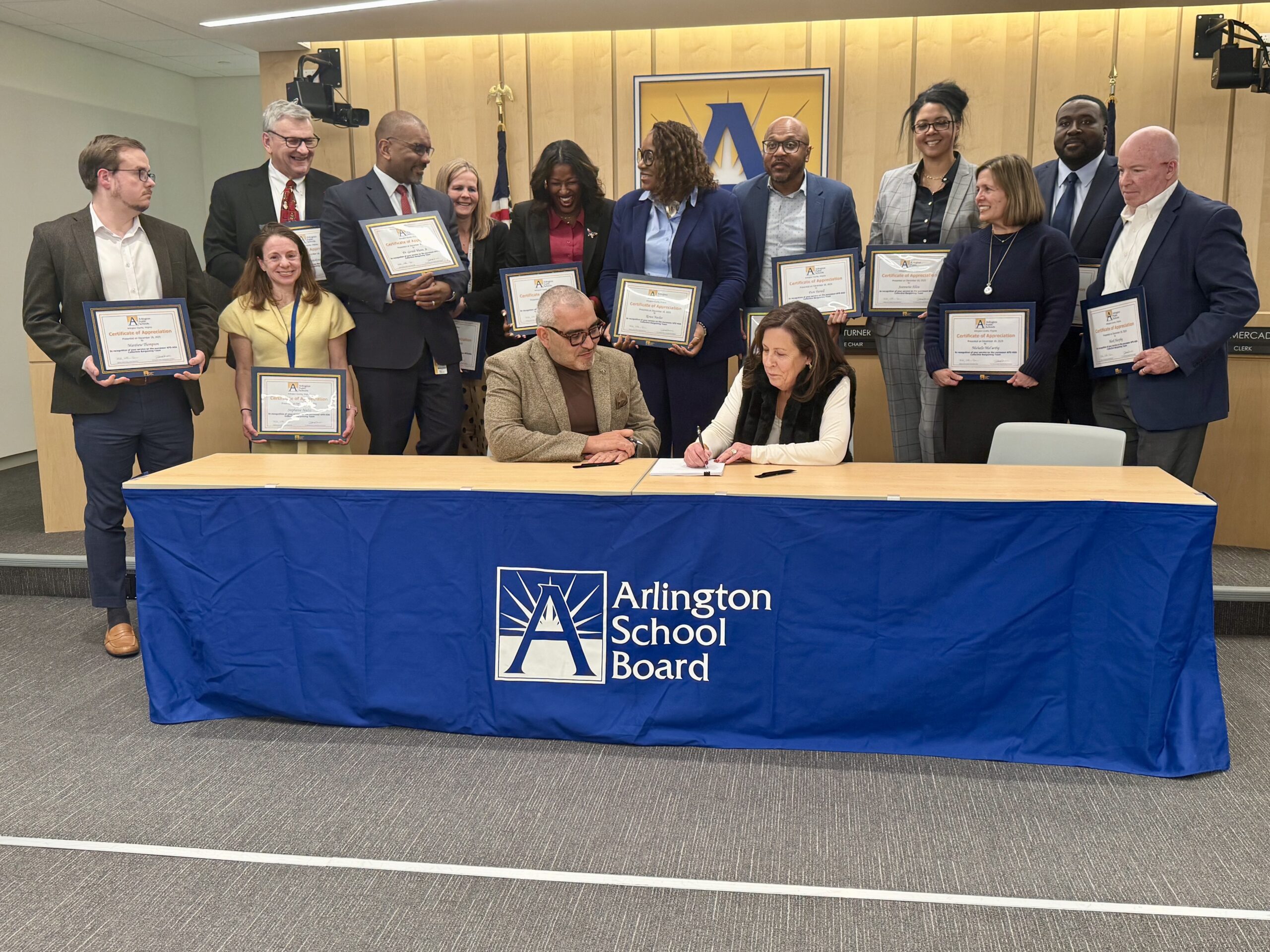 Collective Bargaining Agreement Signing