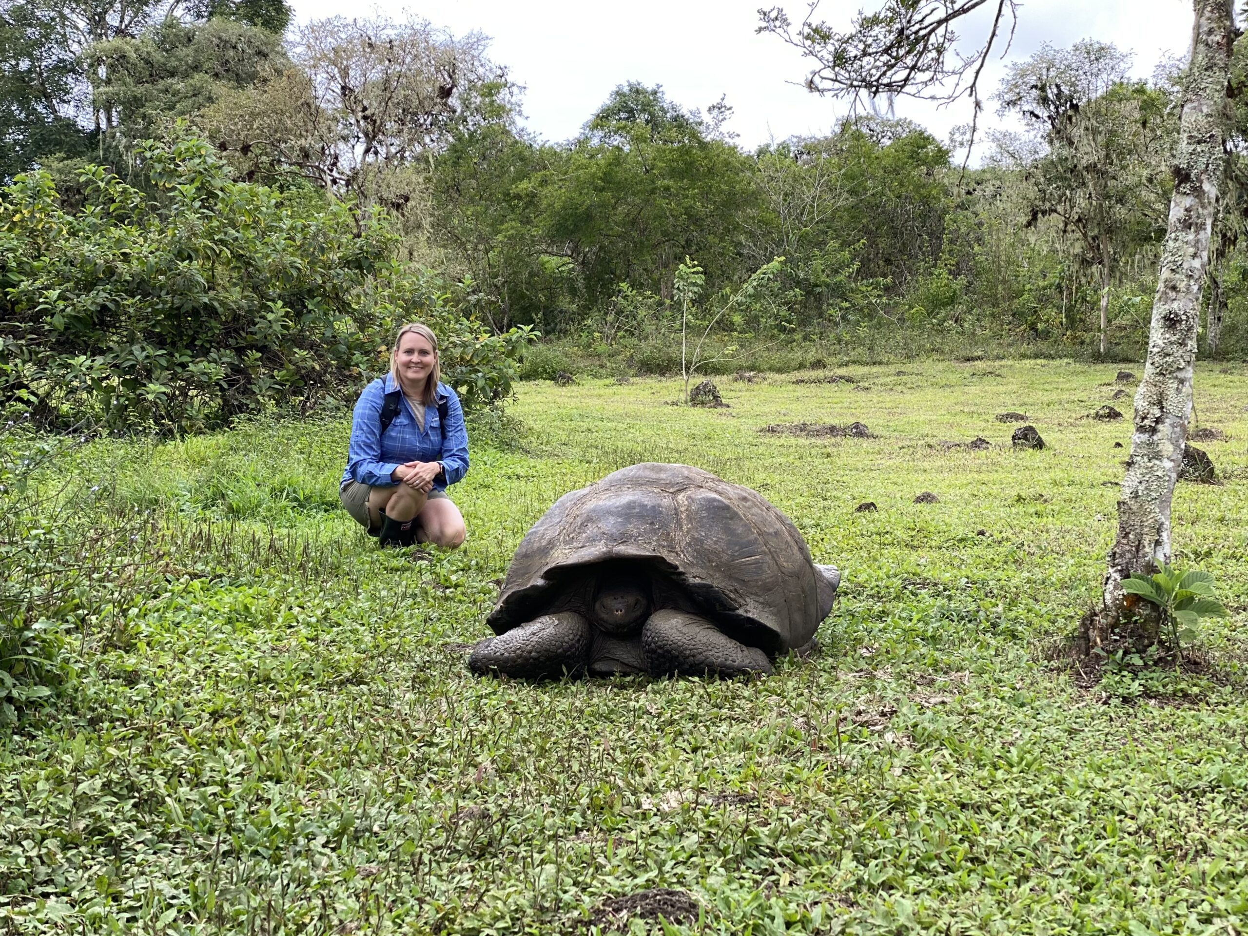 Erin Kowalevicz in the Galápagos Islands