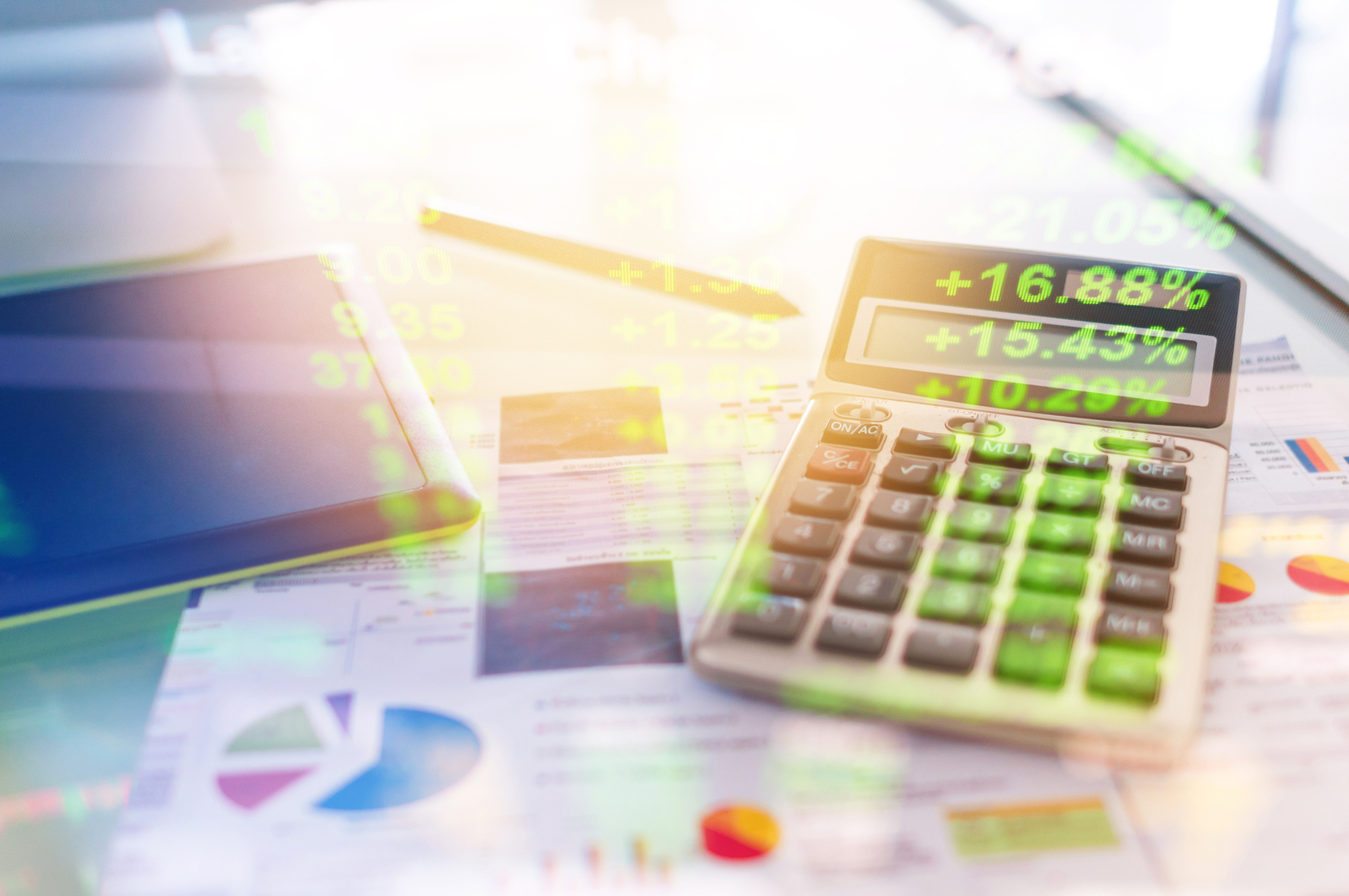 calculator, spreadsheet