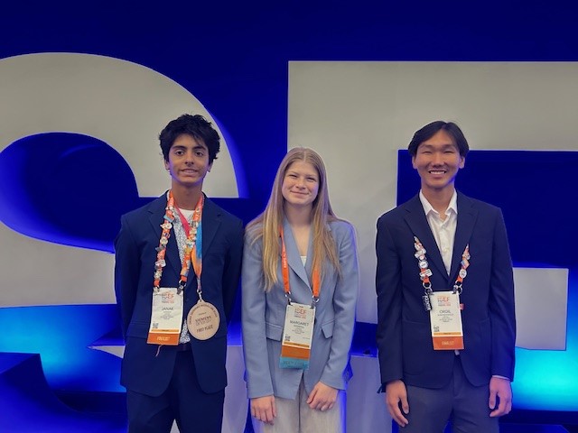 Students at Regeneron competition